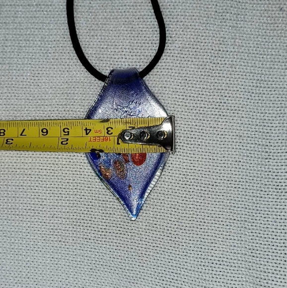 Authentic One a Kind Murano Glass Pendant Necklace - Picture 11 of 11